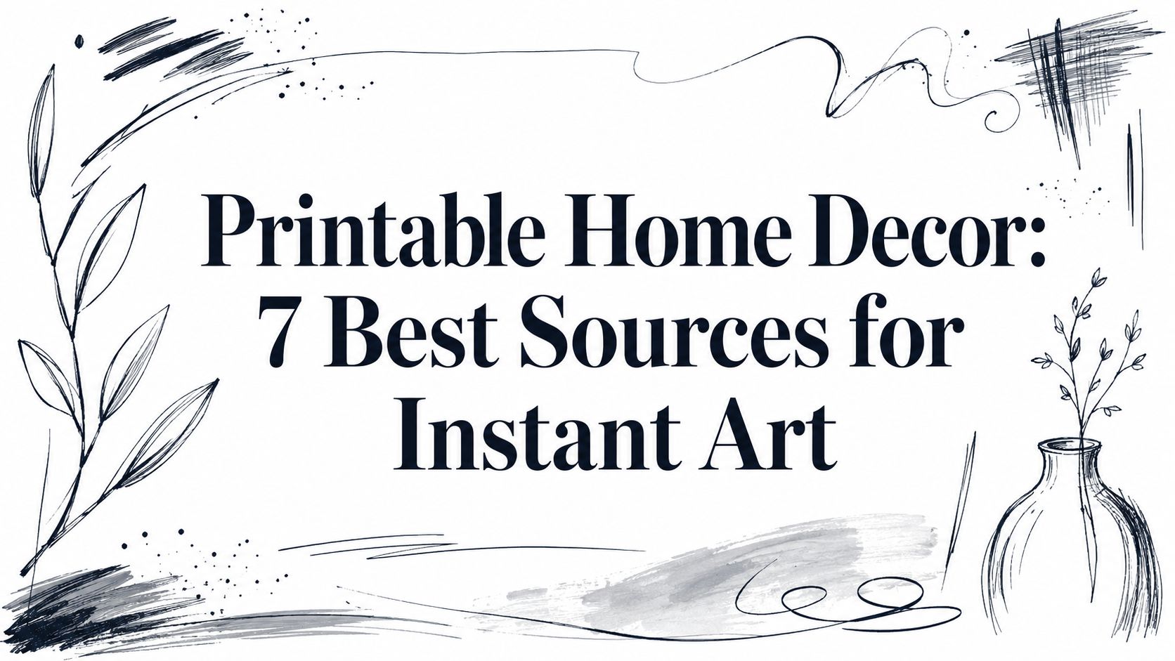 Printable Home Decor: 7 Best Sources for Instant Art