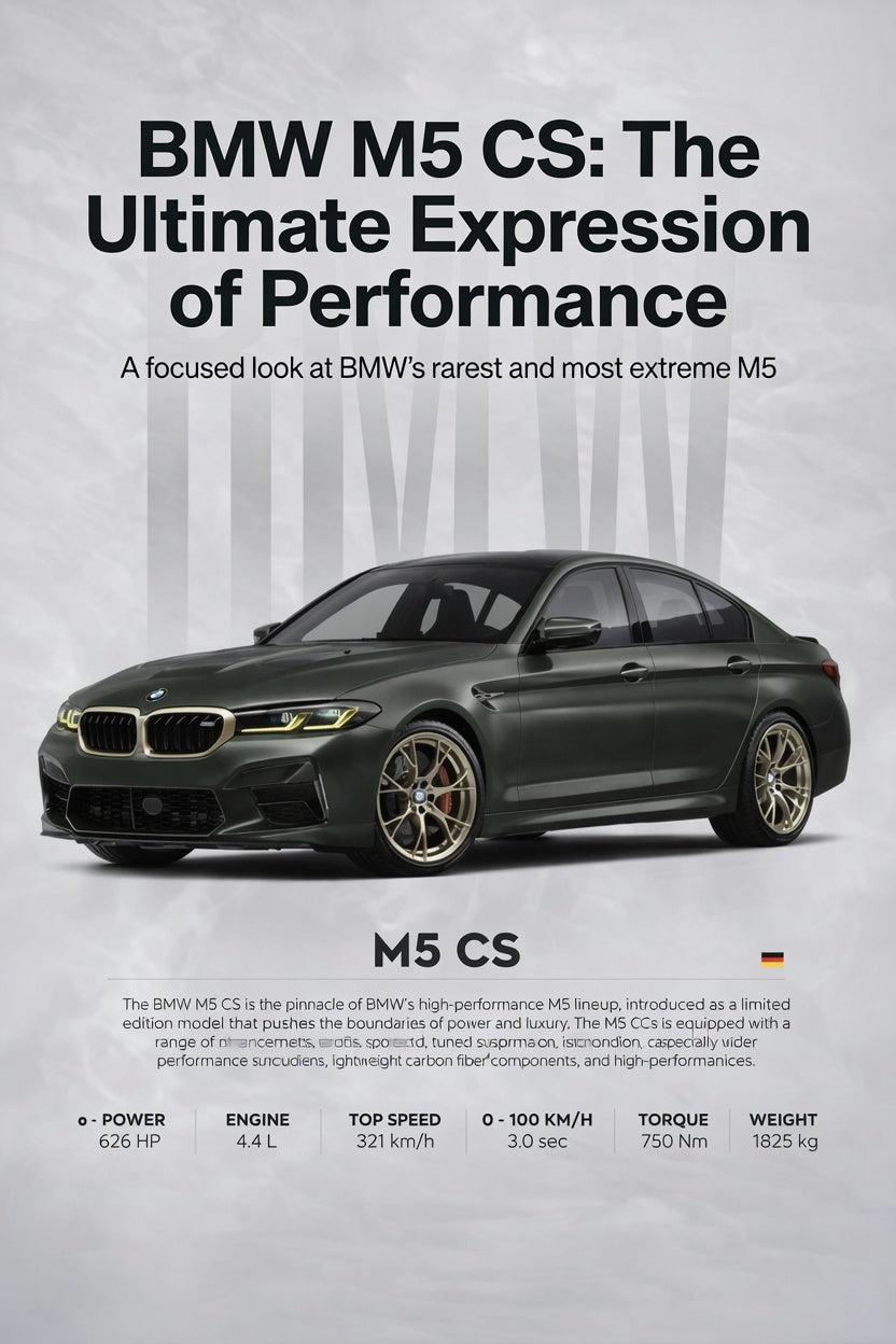 BMW M5 CS: The Ultimate Expression of Performance | Ebook